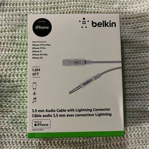 Belkin iPhone 3.5mm Audio Cable Lightning Connector